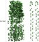 237 Feet 36 Pack Artificial Ivy Leaf Plants, Green Vine Leaves, Greenery Hanging Garland, Fake Foliage Flowers for Home Kitchen Garden Office Wedding Wall Decor